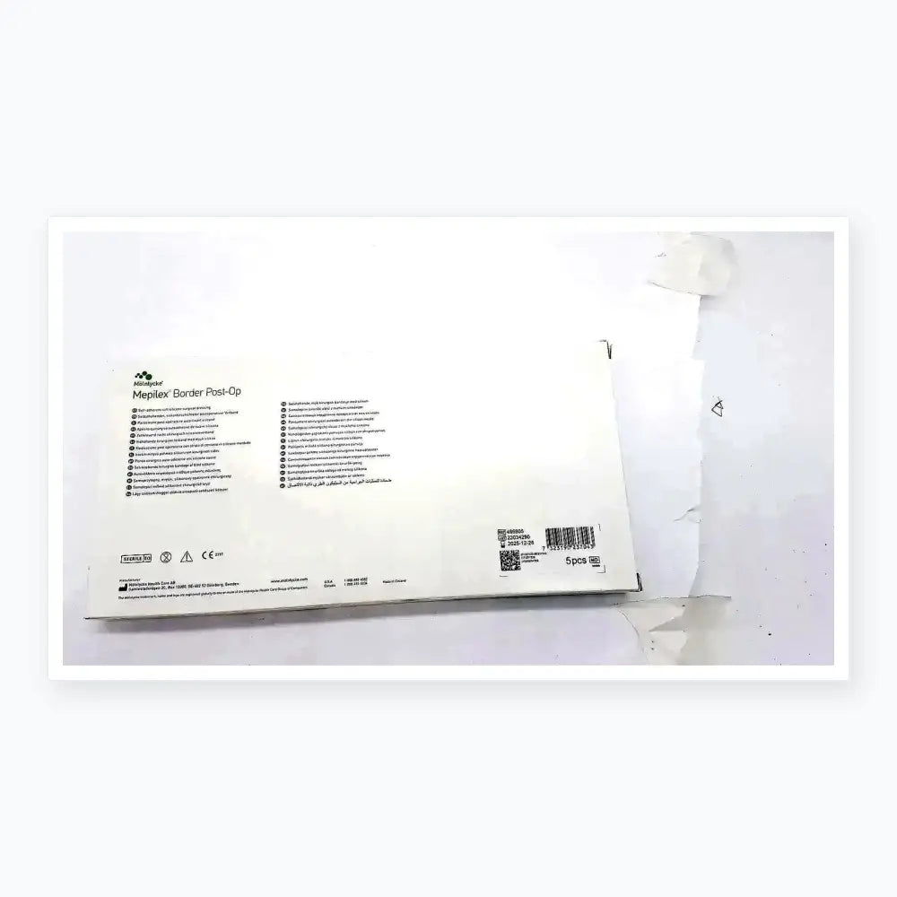 Mepliex 5 Pcs Mepliex Border Post-Op 4 x 12 inches Ref: 496605 Wound Dressing, second-hand product photo 5