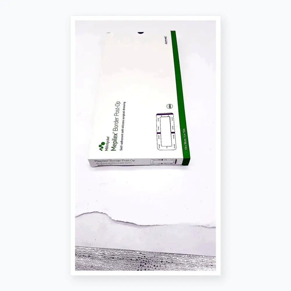 Mepliex 5 Pcs Mepliex Border Post-Op 4 x 12 inches Ref: 496605 Wound Dressing, second-hand product photo 2