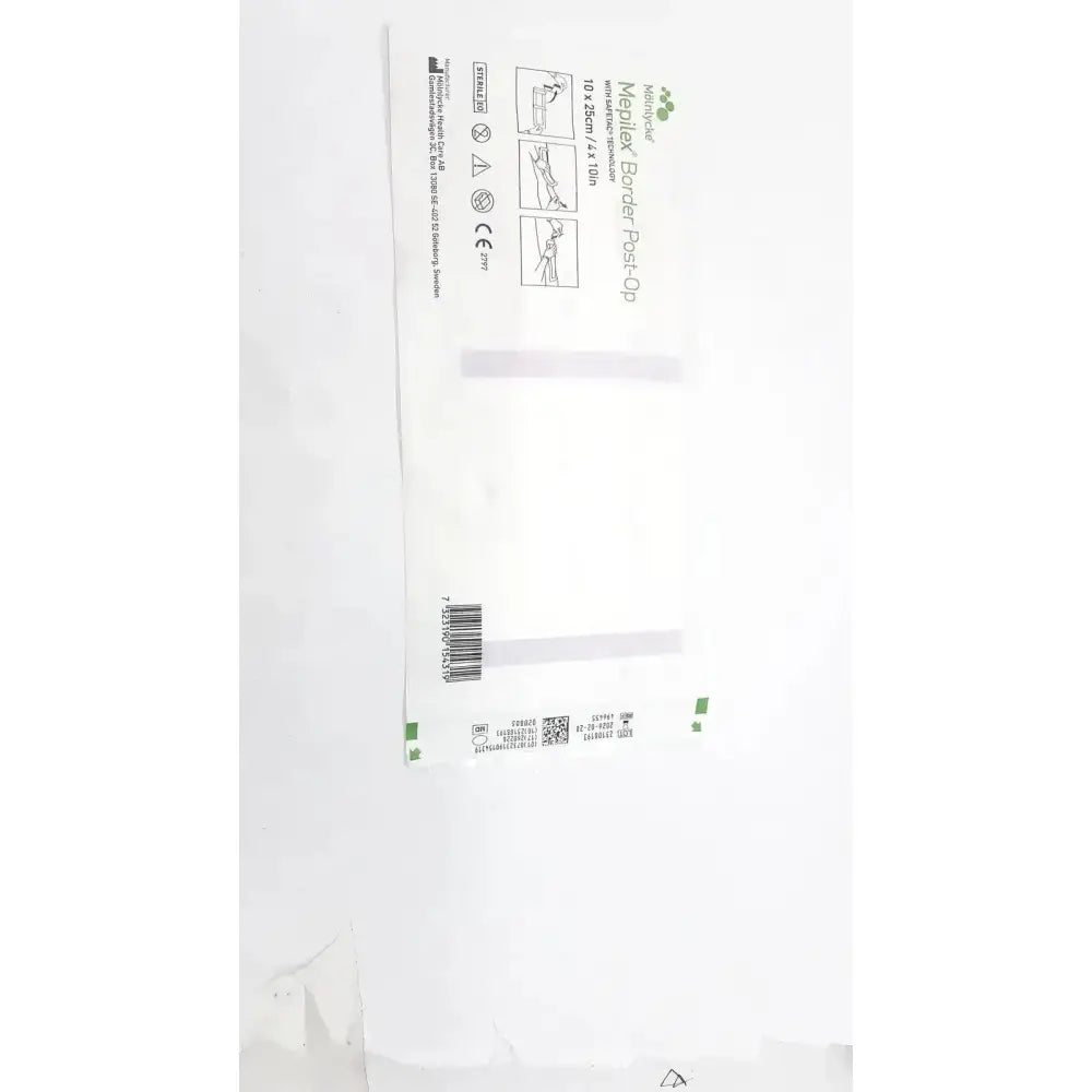 Mepliex 5 Pcs Mepliex Border Post-Op 4 x 12 inches Ref: 496605 Wound Dressing, second-hand product photo 6