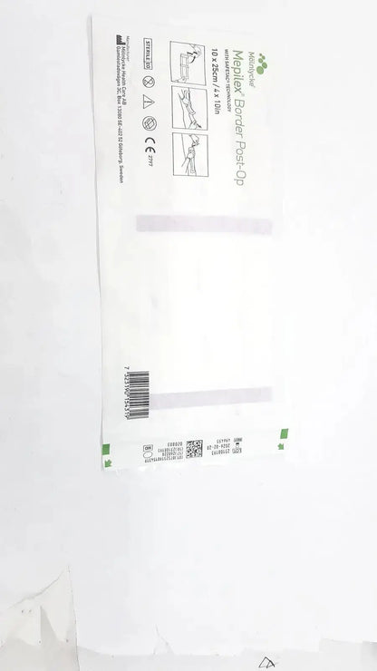 Mepliex 5 Pcs Mepliex Border Post-Op 4 x 12 inches Ref: 496605 Wound Dressing, second-hand product photo 6