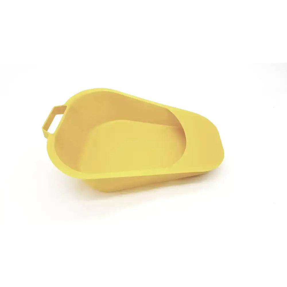 Medegen 50/CS Medegen Fracture Bedpan 12" Plastic Gold 1.1 Quart 1040ml H100-05 Bedpan, second-hand product photo 3