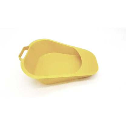 Medegen 50/CS Medegen Fracture Bedpan 12" Plastic Gold 1.1 Quart 1040ml H100-05 Bedpan, second-hand product photo 3