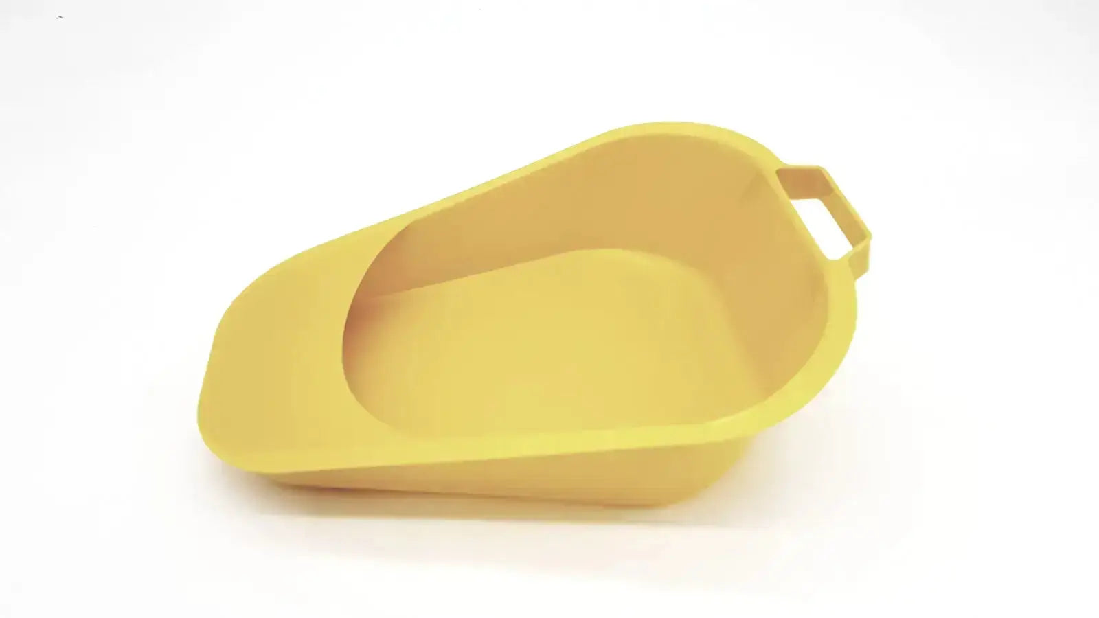 Medegen 50/CS Medegen Fracture Bedpan 12" Plastic Gold 1.1 Quart 1040ml H100-05 Bedpan, second-hand product photo 5