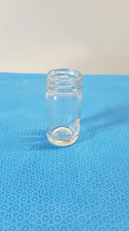 Generic 5ml Clear Glass Laboratory Jar – No Lid Straight Sided Round Bottle Laboratory Jar, second-hand product photo 1