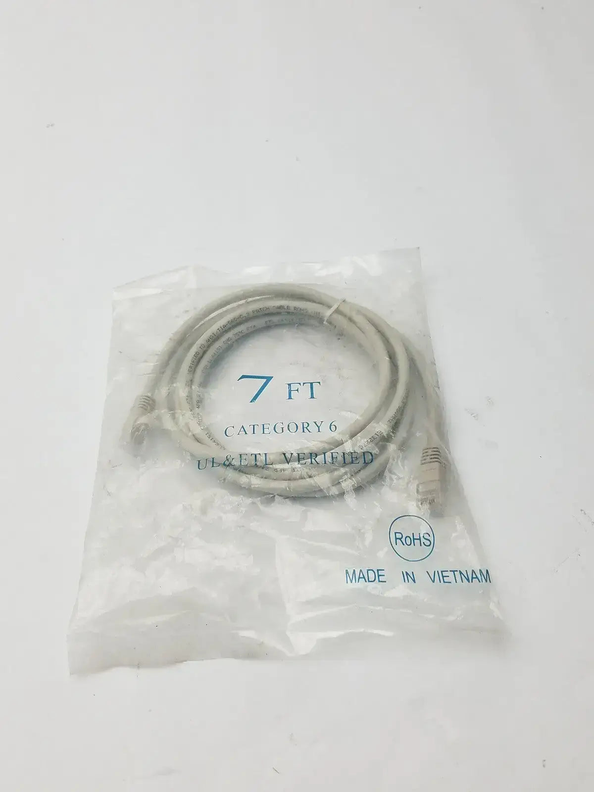 Generic 7ft Category 6 Ethernet Cable CAT 6 UL & ETL Verified RoHS Ethernet Cable, second-hand product photo 1