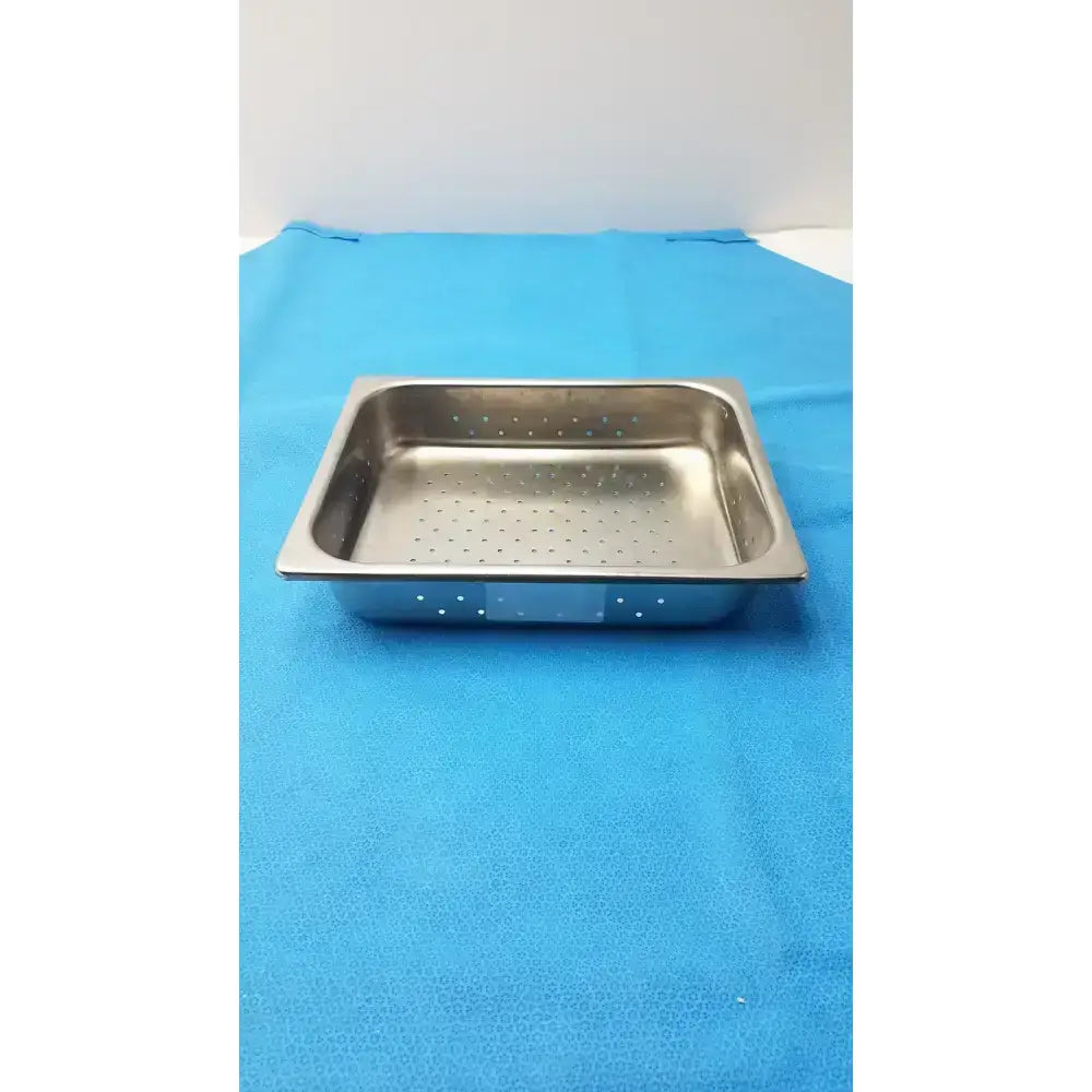 Unbranded 8/8 Stainless Steel Perforated Half Size Steam Table Pan Steam Table Pan, second-hand product photo 1