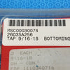 9/16"-18 Bottoming Tap Set – 3-Piece High-Speed Steel (HSS) Thread Cutting Taps