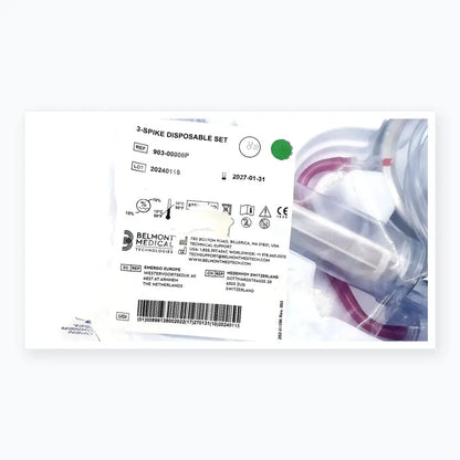Belmont 903-00006P: Belmont 3-Spike Disposable Set Disposable Set, new product photo 2