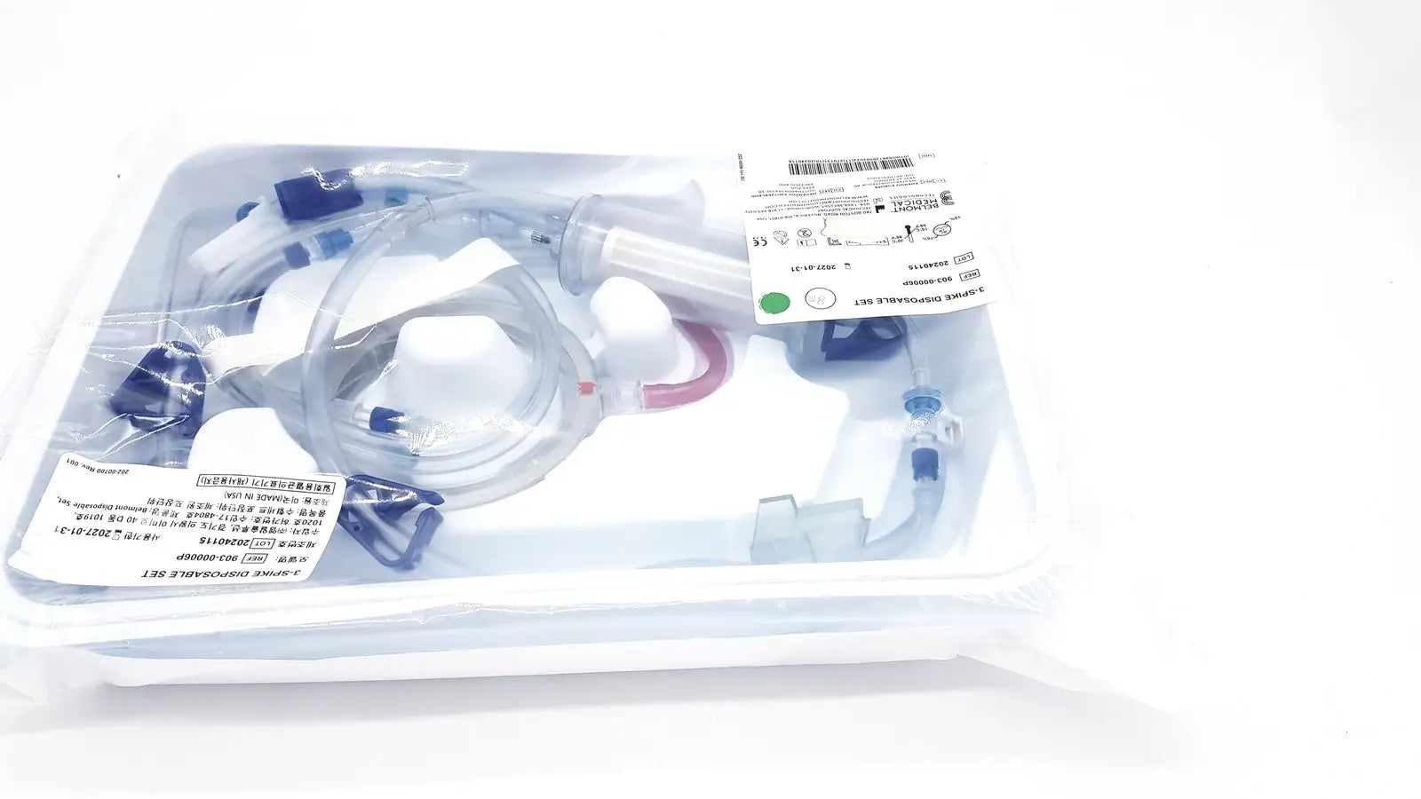 Belmont 903-00006P: Belmont 3-Spike Disposable Set Disposable Set, new product photo 8