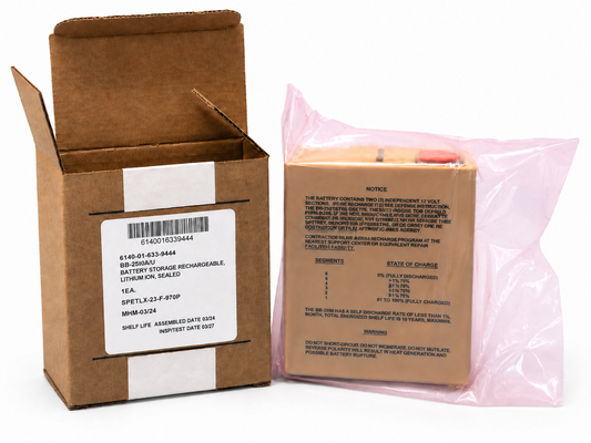 Bren-Tronics BB-2590A/U 24V 7.5Ah Lithium-Ion Rechargeable Battery