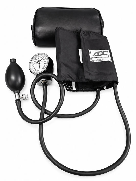ADC 300 mmHg Sphygmomanometer Gauge With Blood Pressure Cuff & Bag