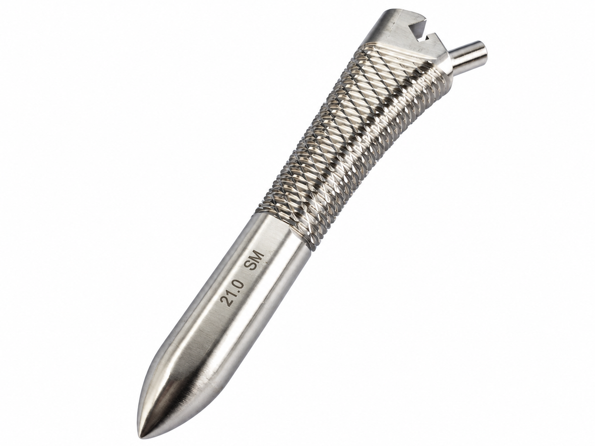 Orthopedic Femoral Compaction Broach Rasp Size 21.0 SM Hip Arthroplasty