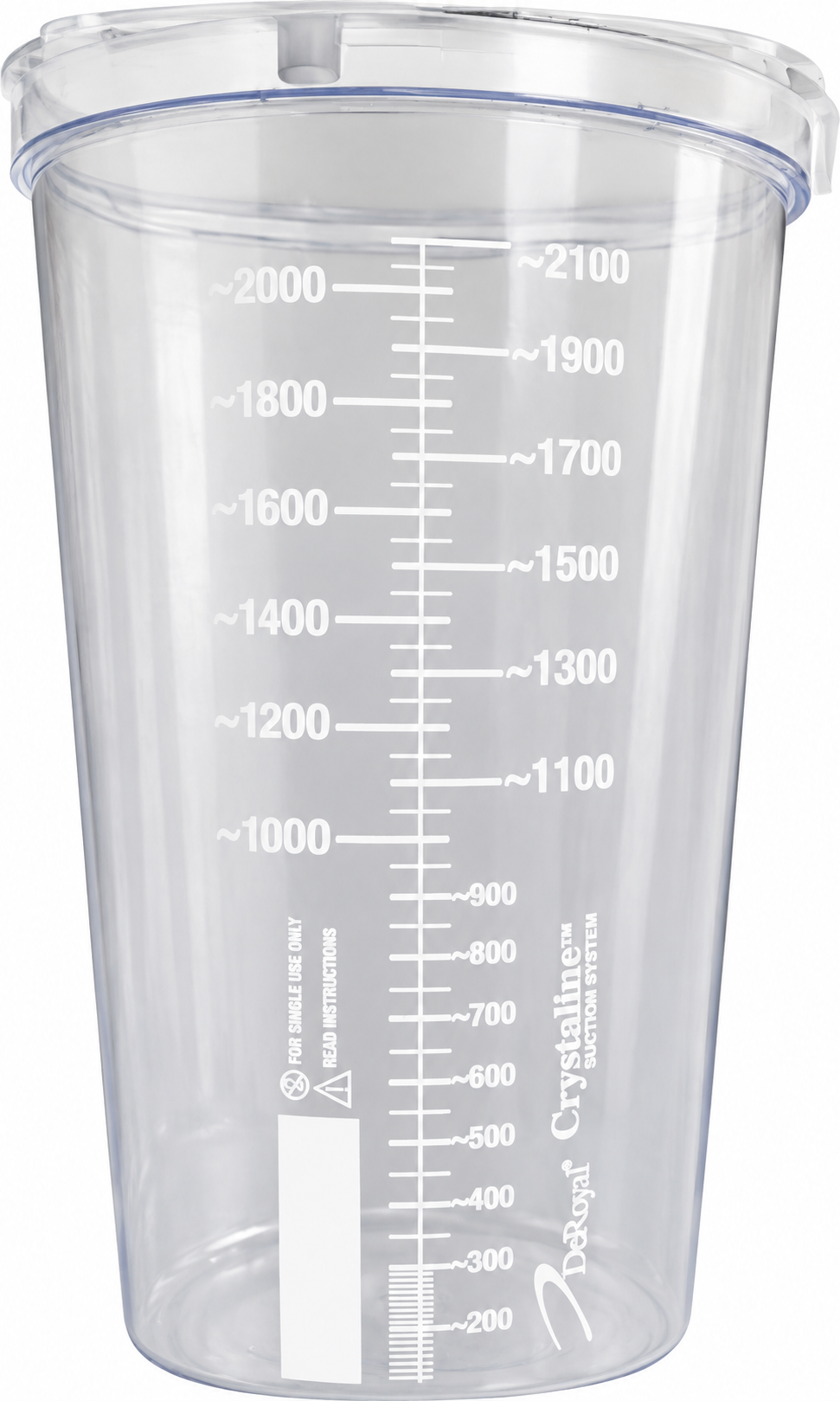 DeRoyal Suction Canister System, 2100ml