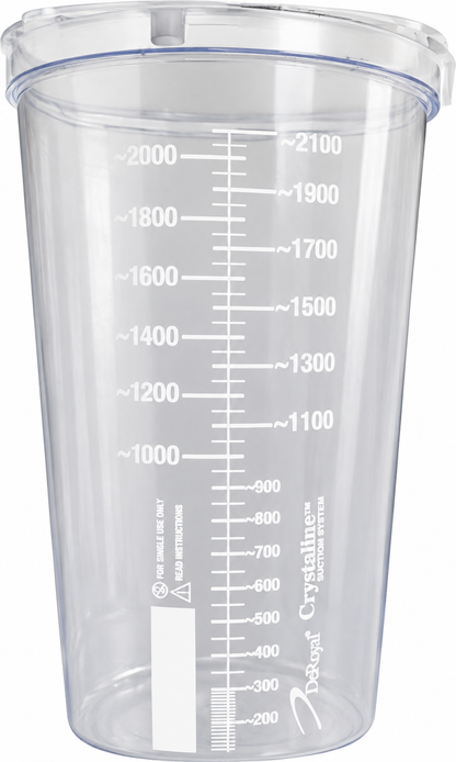 DeRoyal Suction Canister System, 2100ml