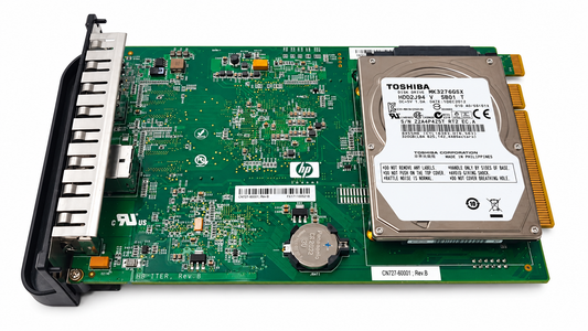 HP CN727-60001 Formatter Board With Toshiba MK3276GSX Hard Disk Drive