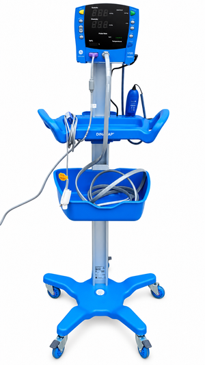 GE Dinamap V100 Vital Signs Patient Monitor With Stand