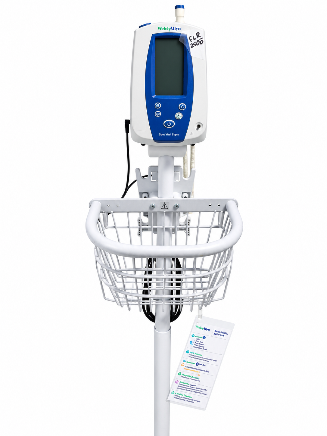 Welch Allyn Spot Vital Signs Patient Monitor With Stand