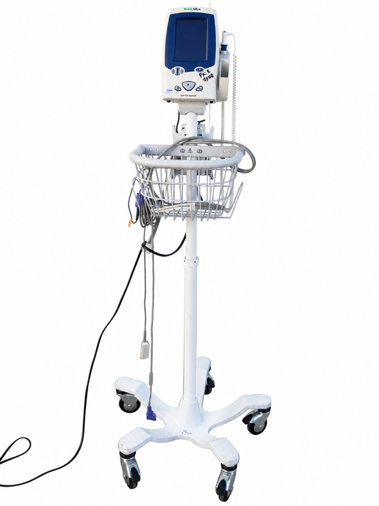 Welch Allyn Spot Vital Signs LXi Patient Monitor With Rolling Stand