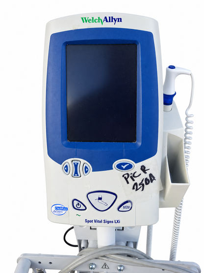 Welch Allyn Spot Vital Signs LXi Patient Monitor With Rolling Stand