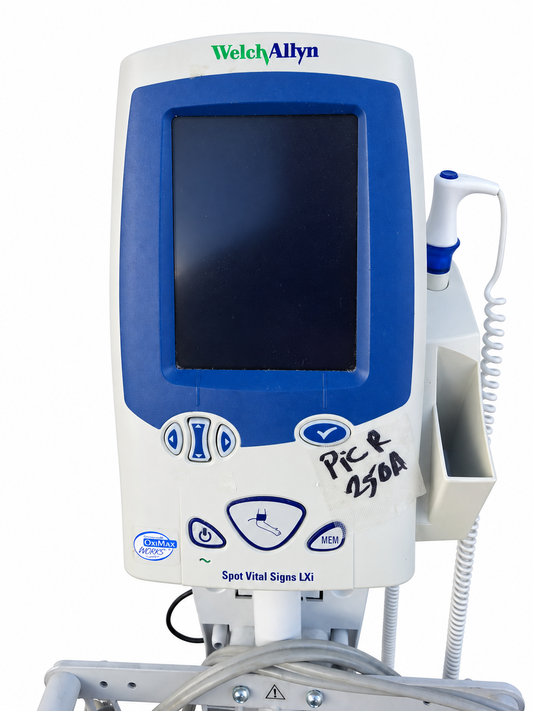 Welch Allyn Spot Vital Signs LXi Patient Monitor With Rolling Stand