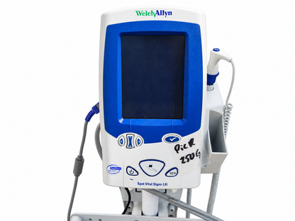 Welch Allyn Spot Vital Signs LXi Patient Monitor With Rolling Stand