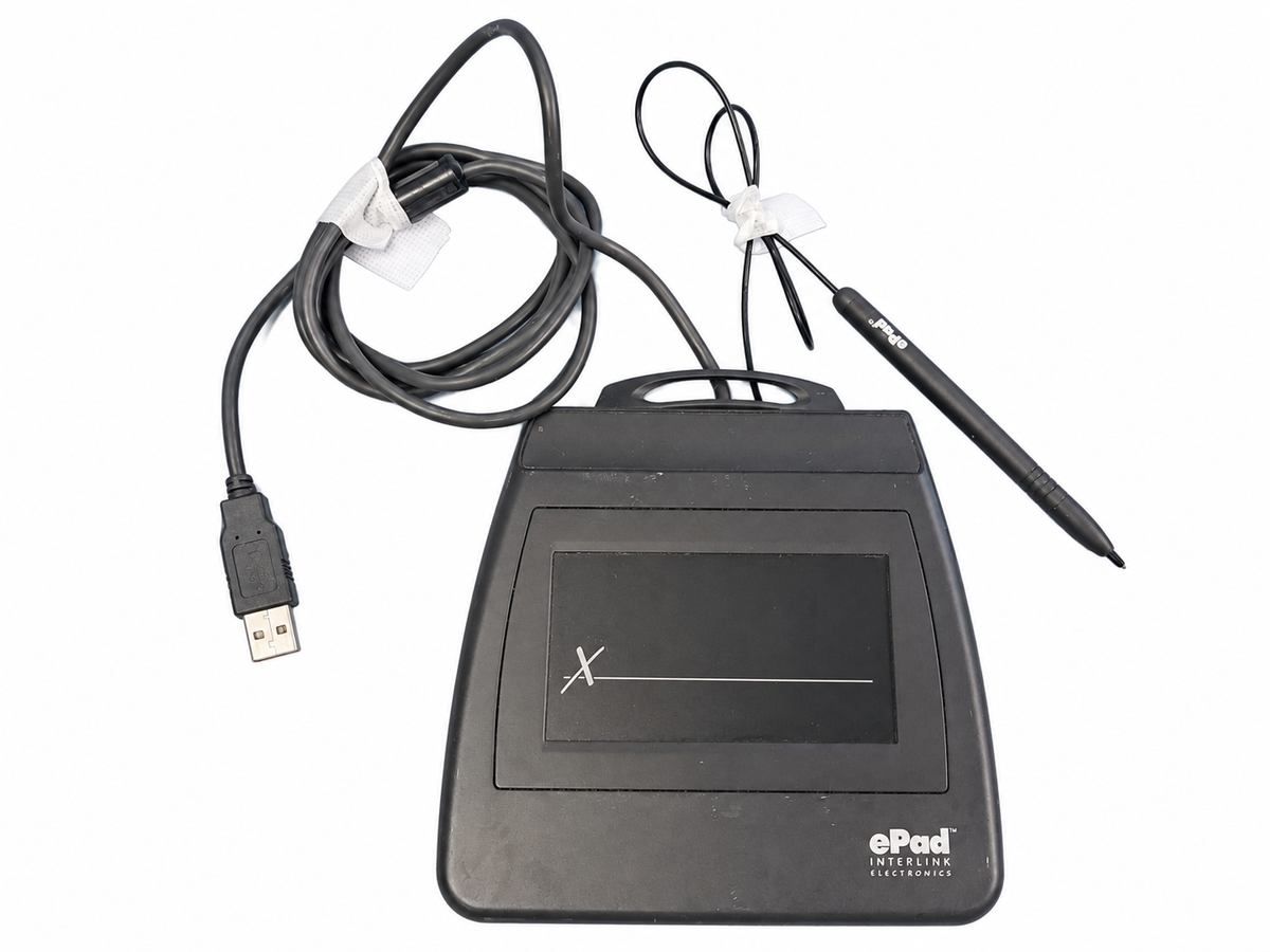 Epad 54-65885 InterLink Electronics Signature Capture Reader Pad