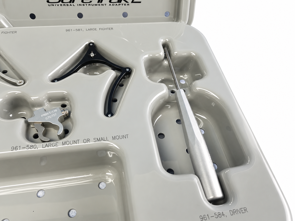 Medtronic StealthStation SureTrak 2 Universal Tracker Instruments With Tray - Not Complete Set
