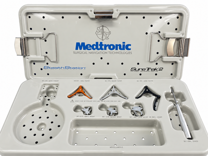 Medtronic StealthStation SureTrak 2 Universal Tracker Instruments With Tray - Not Complete Set