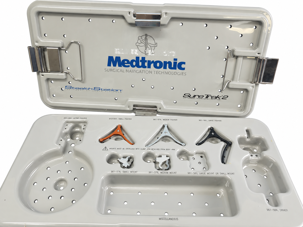 Medtronic SureTrak 2 Universal Tracker Instruments With Tray - Not Complete Set