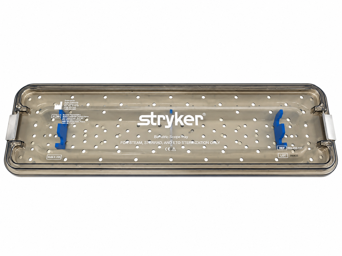 Stryker Bariatric Laparoscope Sterilization Tray With Lid Ref 233-032-111
