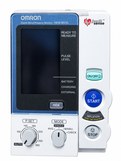 Omron Intellisense HEM-907XL Digital Blood Pressure Monitor With Stand