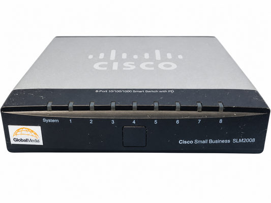 Cisco Small Business SLM2008 8-Port Gigabit Smart Switch S/N PSJ1432077J