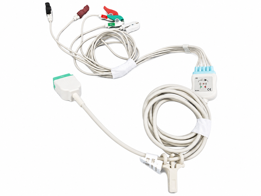 Direct Connect ECG /EKG Cable 5 Clip & 11 PIN Compatible With GE Marquette Ref 2586P