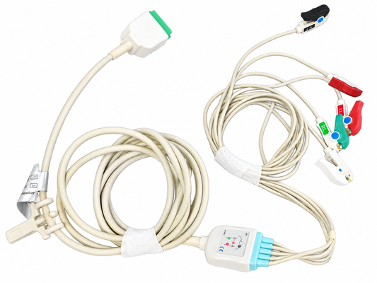 Direct Connect ECG /EKG Cable 5 Clip & 11 PIN Compatible With GE Marquette Ref 2586P