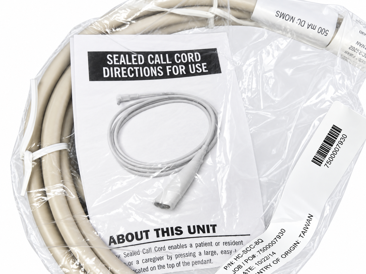 Ascom HC-SCC-8Q Nurse Call Cord Hospital Patient Button Cable