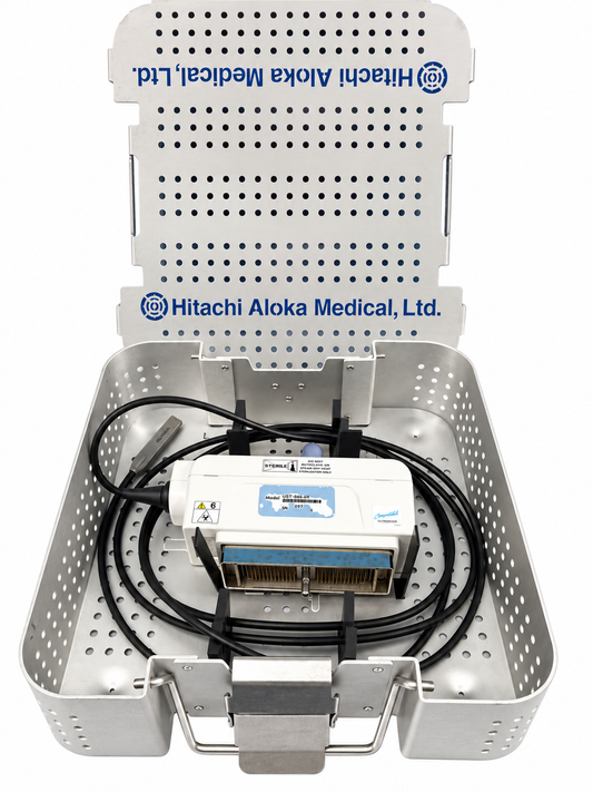 Hitachi Aloka UST-5550-R Laparoscopic Ultrasound Probe With Sterilization Case