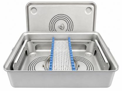 Case Medical SteriTite Sterilization Container With Silicone Brackets
