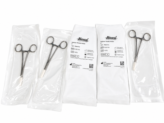 Lot of 5 Bioseal Webster Needle Holder Ref K1061/50
