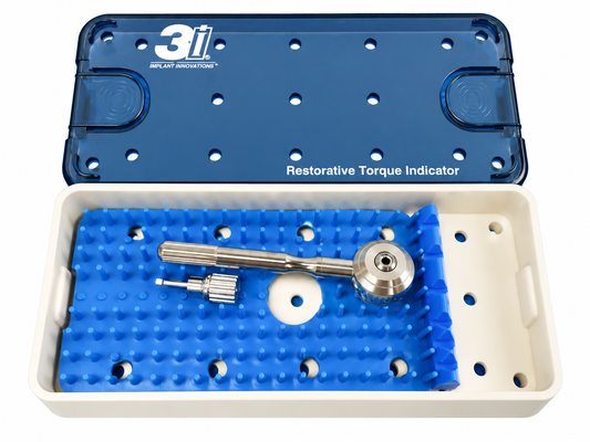 3i Restorative Torque Indicator Dental Kit Wrench With Driver Tip & Sterilization Case