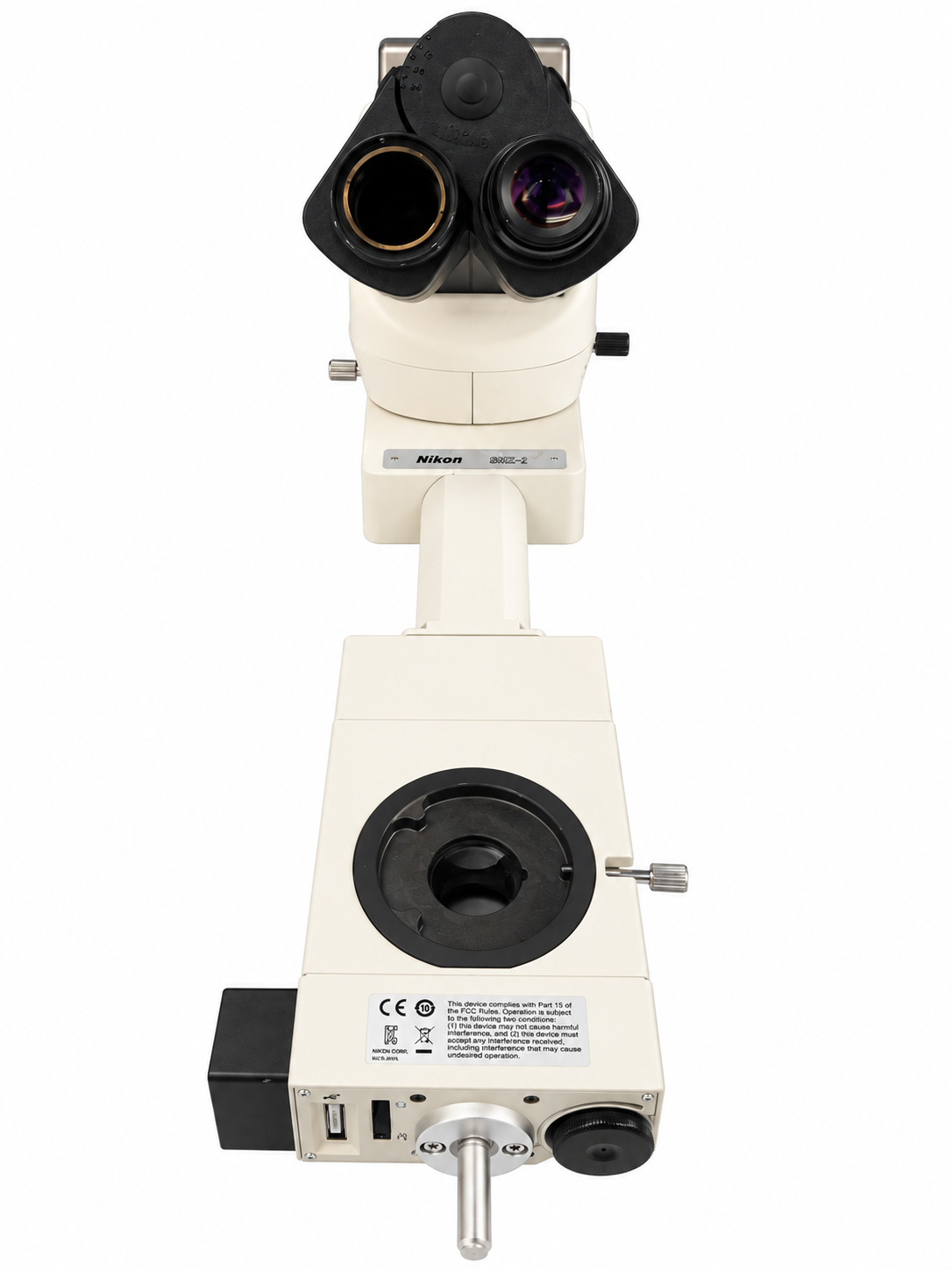 Nikon Y-THF Microscope Front To Back Bridge With C-TE Ergonomic Tilting Microscope Head