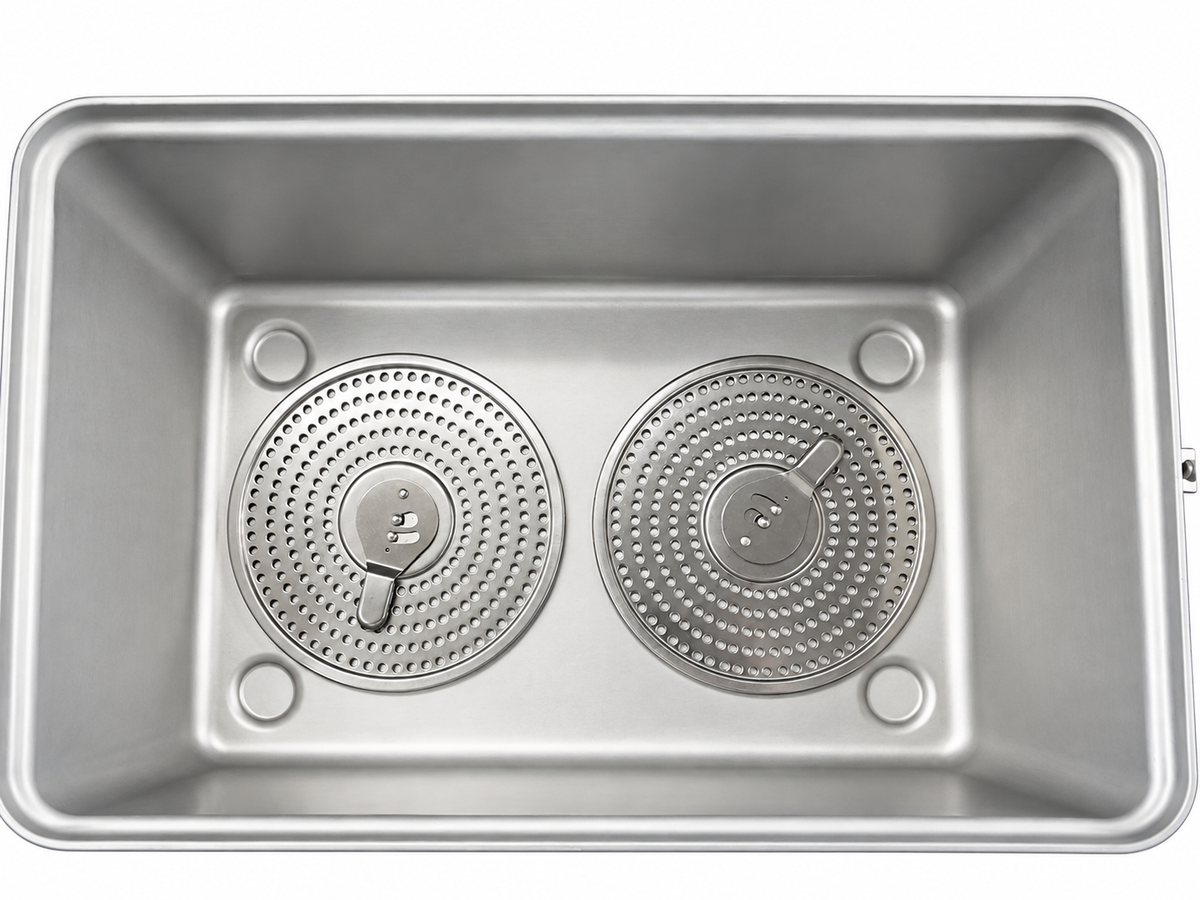 Case Medical SteriTite Sterilization Container With Tray & Silicone Brackets
