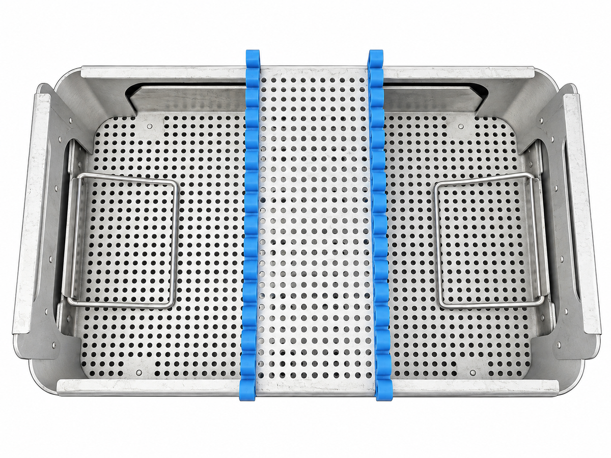 Case Medical SteriTite Sterilization Container With Tray & Silicone Brackets