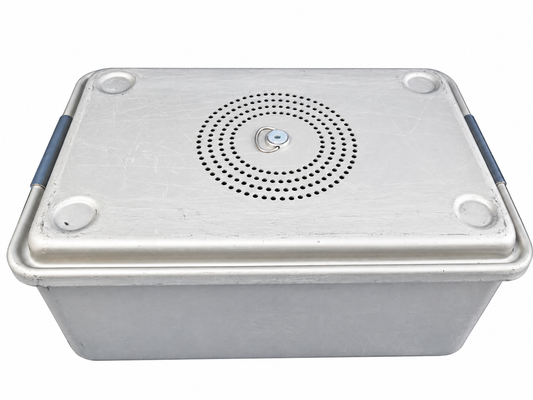 Case Medical SteriTite Sterilization Container With Tray & Silicone Brackets