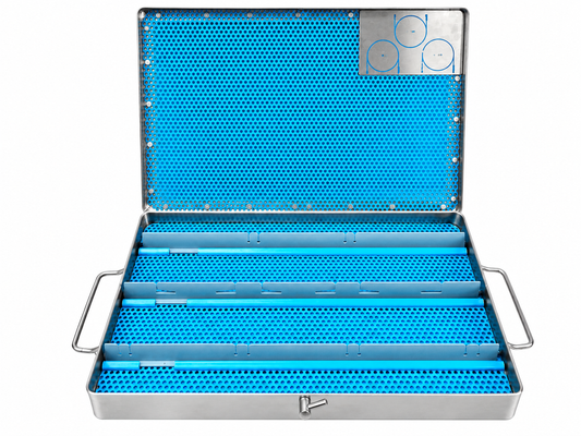 Vascutech Stainless Steel Micro Care Surgical Instruments Case