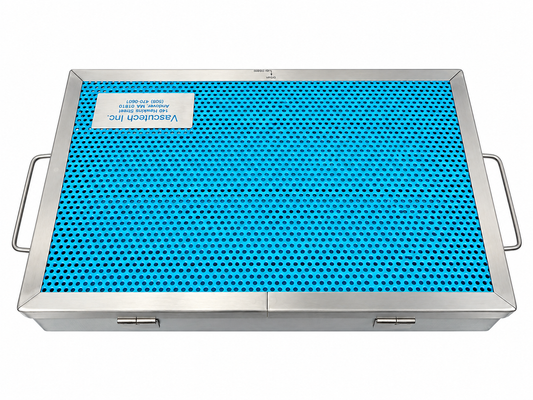 Vascutech Stainless Steel Micro Care Surgical Instruments Case