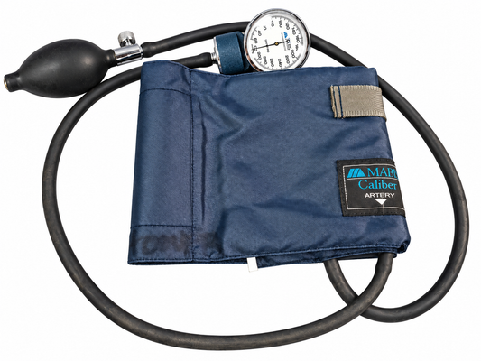 Mabis Caliber Artery Adult Blood Pressure Cuff With Aneroid Sphygmomanometer