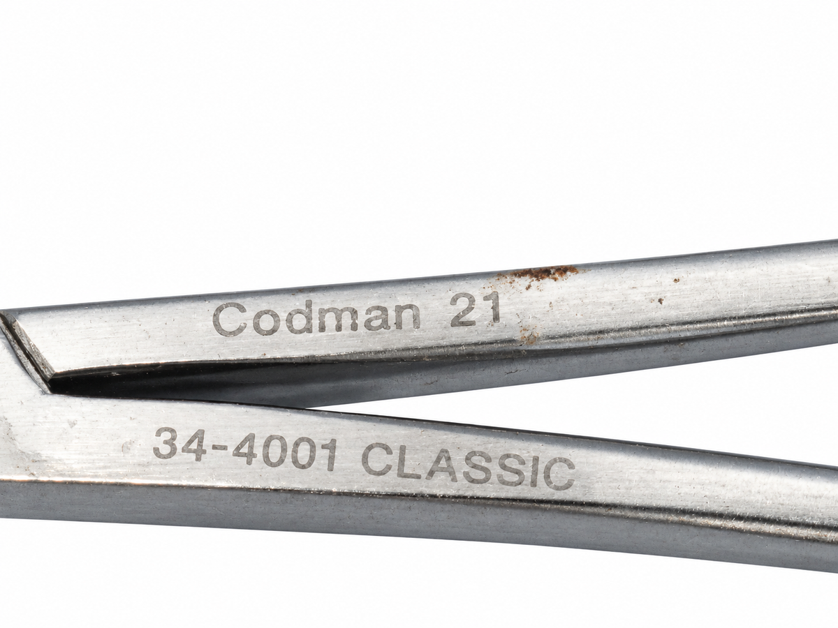 Codman 34-4001 Halsted Mosquito Hemostatic Forceps Stainless Steel Surgical Instrument