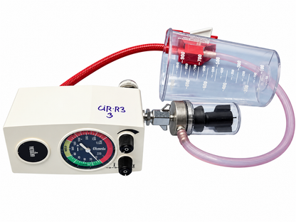 Ohmeda Medical Intermittent Suction Unit Vacuum Regulator With Canister S/N GFFE04931
