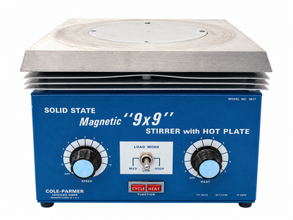Cole-Parmer 4817 Solid State Magnetic 9″X9″ Stirrer With Hot Plate