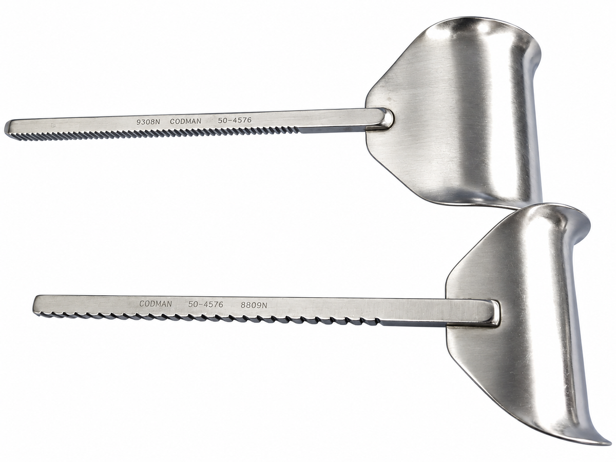 Lot of 2 Codman 50-4576 Balfour Retractor Blades